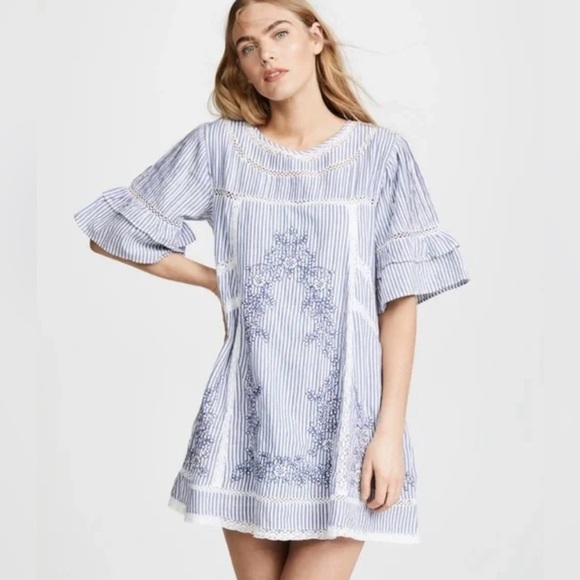 Free People Sunny Day Floral Embroidered Dress - Picture 2 of 6